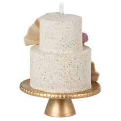 Hallmark A Sweet Beginning 2023 Porcelain Ornament -Outlet Gift Echoes Store 2023 Wedding Cake Keepsake Ornament 1999QHX3067 06