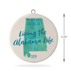 Hallmark Alabama Personalized State Ornament -Outlet Gift Echoes Store Alabama Personalized State Ornament 1999QHE1711B50 03