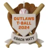 Hallmark America's Pastime Personalized Baseball Ornament -Outlet Gift Echoes Store Americas Pastime Personalized Baseball Ornament 2499QHE1913B2 01