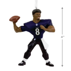 NFL Baltimore Ravens Lamar Jackson Hallmark Ornament -Outlet Gift Echoes Store Baltimore Ravens Lamar Jackson Christmas Ornament 1OSL2097 03