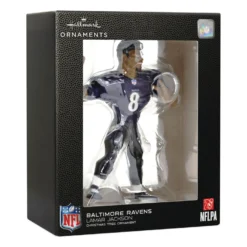 NFL Baltimore Ravens Lamar Jackson Hallmark Ornament -Outlet Gift Echoes Store Baltimore Ravens Lamar Jackson Christmas Ornament 1OSL2097 04