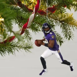 Outlet Gift Echoes Store -Outlet Gift Echoes Store Baltimore Ravens Lamar Jackson Keepsake Ornament 2299QXI7167 02