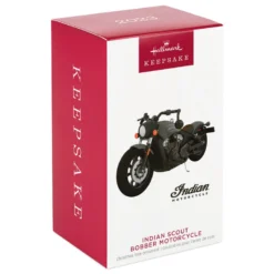 Hallmark Indian Motorcycle® Scout Bobber 2023 Metal Ornament -Outlet Gift Echoes Store Black Indian Motorcycle Keepsake Ornament 2199QXI6037 04
