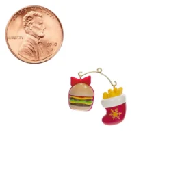 Hallmark Mini A Perfect Pairing Ornaments, Set Of 2 -Outlet Gift Echoes Store Burger and Fries Keepsake Ornaments 1499QXM9207 07
