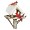 Hallmark Marjolein's Garden Winter Cardinals Ornament -Outlet Gift Echoes Store Cardinals Birdfeeder Keepsake Ornament 1899QXR8099 01