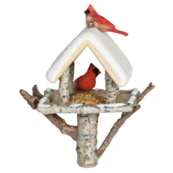 Hallmark Marjolein's Garden Winter Cardinals Ornament -Outlet Gift Echoes Store Cardinals Birdfeeder Keepsake Ornament 1899QXR8099 06