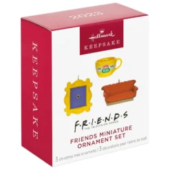 Hallmark Mini Friends Coffee Cup, Frame And Couch Ornaments, Set Of 3 -Outlet Gift Echoes Store Central Perk Mug Couch Frame Keepsake Ornaments 2199QXM9257 04