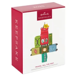 Hallmark Travel All The Way 2023 Ornament -Outlet Gift Echoes Store Christmas Tree of Luggage Keepsake Ornament 1899QGO2907 04