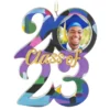 Hallmark Congrats, Grad! 2023 Ceramic Photo Frame Ornament -Outlet Gift Echoes Store Class of 2023 Picture Frame Keepsake Ornament 1999QHX3089 01