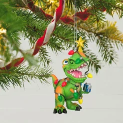 Hallmark Tree Rex Ornament -Outlet Gift Echoes Store Dinosaur in Christmas Lights Keepsake Ornament 1799QGO2779 02