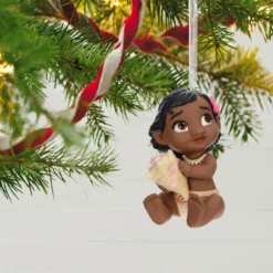 Hallmark Disney Moana The Ocean Chose Me Porcelain Ornament -Outlet Gift Echoes Store Disney Baby Moana Keepsake Ornament 2499QXD6627 02