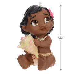 Hallmark Disney Moana The Ocean Chose Me Porcelain Ornament -Outlet Gift Echoes Store Disney Baby Moana Keepsake Ornament 2499QXD6627 03