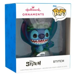 Disney Lilo & Stitch Funko POP!® Hallmark Ornament -Outlet Gift Echoes Store Disney Lilo Stitch Stitch Funko POP Christmas Ornament 3HCM2309 04
