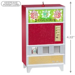 Hallmark Nellco Eggnog Machine Musical Ornament With Light -Outlet Gift Echoes Store Eggnog Vending Machine Keepsake Ornament 2599QGO2649 03