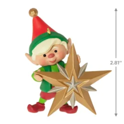 Hallmark North Pole Tree Trimmers Ornament 10 Hallmark North Pole Tree Trimmers Ornament -Outlet Gift Echoes Store Elf With Christmas Tree Keepsake Ornament 1799QXR8069 03