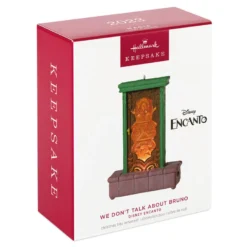 Hallmark Disney Encanto We Don't Talk About Bruno Musical Ornament With Light -Outlet Gift Echoes Store Encanto Brunos Door Keepsake Ornament 2499QXD6639 04