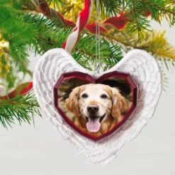 Hallmark Forever Loved Memorial Heart And Angel Wings Photo Personalized Ornament -Outlet Gift Echoes Store Forever Loved Memorial Heart and Angel Wings Photo Personalized Keepsake Ornament 2499QHE2119B2 02