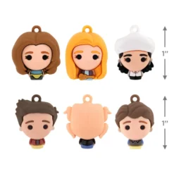 Mini Friends Shatterproof Hallmark Ornaments, Set Of 6 -Outlet Gift Echoes Store Friends Miniature Christmas Ornaments Set of 6 2HCM9229 03