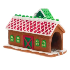 Hallmark Season's Treatings Special Edition Ornament -Outlet Gift Echoes Store Gingerbread Train Depot Keepsake Ornament 1899QXT4117 06