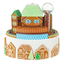 Hallmark Gingerbread Village Musical Ornament With Light And Motion -Outlet Gift Echoes Store Gingerbread Village With Train Keepsake Ornament 6499QGO2687 06