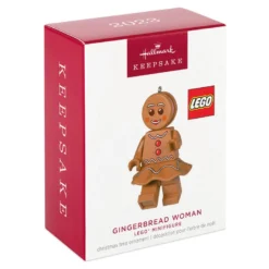 Hallmark Gingerbread Woman LEGO® Minifigure Ornament -Outlet Gift Echoes Store Gingerbread Woman LEGO Minifig Keepsake Ornament 1699QXI7329 04