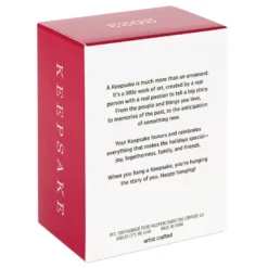 Hallmark Oh, What Fun It Is To Wine Ornament -Outlet Gift Echoes Store Glass of Red Wine Keepsake Ornament 1599QGO2919 05