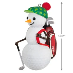 Hallmark Jolly Golfer 2023 Ornament -Outlet Gift Echoes Store Golf Ball Snowman Keepsake Ornament 1899QGO2939 03