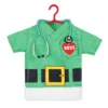 Hallmark The Gift Of Caring 2023 Fabric Ornament -Outlet Gift Echoes Store Green Scrubs Shirt Keepsake Ornament 1399QGO2897 01