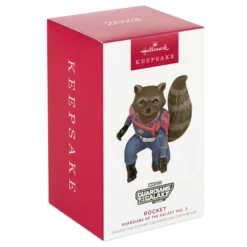 Hallmark Marvel Studios Guardians Of The Galaxy Vol. 3 Rocket Ornament -Outlet Gift Echoes Store Guardians 3 Rocket Keepsake Ornament 1899QXI7459 04