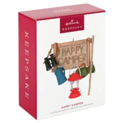 Hallmark Happy Camper Ornament -Outlet Gift Echoes Store Happy Camper Sign and Gear Keepsake Ornament 1899QGO2917 04