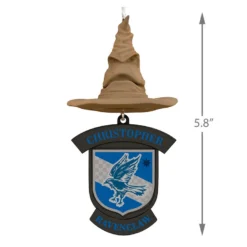 Harry Potter™ Sorting Hat Personalized Text Ornament, Ravenclaw™ -Outlet Gift Echoes Store Harry Potter Sorting Hat Personalized Ornament Ravenclaw 2499QHE1883B7 03
