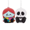 Better Together Disney Tim Burton's The Nightmare Before Christmas Jack And Sally Magnetic Hallmark Ornaments, Set Of 2 -Outlet Gift Echoes Store Jack Skellington and Sally Christmas Ornaments 3HCM2400 01