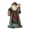 Enesco Jim Shore Holiday Manor Santa Figurine, 10.04" -Outlet Gift Echoes Store Jim Shore Holiday Santa Staff Lantern Figurine 6012884 01