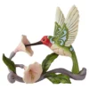 Enesco Jim Shore Hummingbird With Flower Figurine, 5.25" 1 Enesco Jim Shore Hummingbird With Flower Figurine, 5.25" -Outlet Gift Echoes Store Jim Shore Hummingbird With Flower Figurine 6008417 01