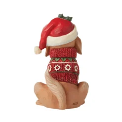 Enesco Jim Shore Mini Christmas Dog Figurine, 3.5" -Outlet Gift Echoes Store Jim Shore Mini Christmas Dog Figurine 6012962 02