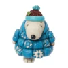 Enesco Jim Shore Peanuts Snoopy Puffer Jacket Mini Figurine, 3.3" -Outlet Gift Echoes Store Jim Shore Peanuts Snoopy Puffer Coat Mini Figurine 6013049 01