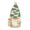 Enesco Jim Shore White Woodland Gnome With Evergreen Tree Hat Figurine, 7.09" 2 Enesco Jim Shore White Woodland Gnome With Evergreen Tree Hat Figurine, 7.09" -Outlet Gift Echoes Store Jim Shore Woodland Gnome With Evergreen Hat Figurine 6012682 01