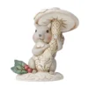 Enesco Jim Shore White Woodland Squirrel With Mushroom Figurine, 4" 1 Enesco Jim Shore White Woodland Squirrel With Mushroom Figurine, 4" -Outlet Gift Echoes Store Jim Shore Woodland Squirrel With Mushroom Figurine 6012686 01