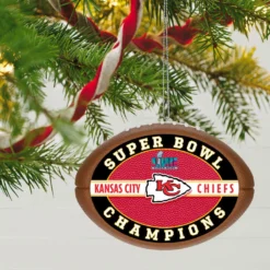 Hallmark NFL Kansas City Chiefs Super Bowl LVII Commemorative Ornament -Outlet Gift Echoes Store Kansas City Chiefs Super Bowl LVII Keepsake Ornament 2499QHR1247 02