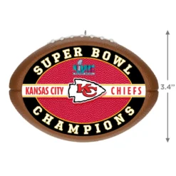 Hallmark NFL Kansas City Chiefs Super Bowl LVII Commemorative Ornament -Outlet Gift Echoes Store Kansas City Chiefs Super Bowl LVII Keepsake Ornament 2499QHR1247 03