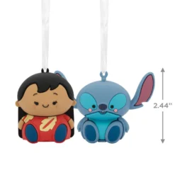 Better Together Disney Lilo & Stitch Magnetic Hallmark Ornaments, Set Of 2 -Outlet Gift Echoes Store Lilo and Stitch Christmas Ornaments 3HCM2403 03