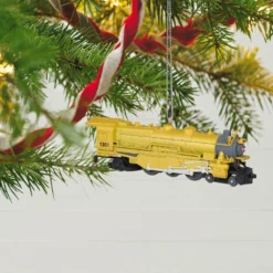Hallmark Lionel® Trains Yellow 1361 Pennsylvania K4 Steam Locomotive Metal Ornament -Outlet Gift Echoes Store Lionel Trains Engine Keepsake Ornament 2199QXE3267 02