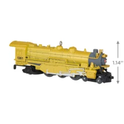 Hallmark Lionel® Trains Yellow 1361 Pennsylvania K4 Steam Locomotive Metal Ornament -Outlet Gift Echoes Store Lionel Trains Engine Keepsake Ornament 2199QXE3267 03