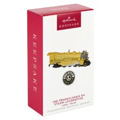 Hallmark Lionel® Trains Yellow 1361 Pennsylvania K4 Steam Locomotive Metal Ornament -Outlet Gift Echoes Store Lionel Trains Engine Keepsake Ornament 2199QXE3267 04