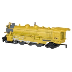 Hallmark Lionel® Trains Yellow 1361 Pennsylvania K4 Steam Locomotive Metal Ornament -Outlet Gift Echoes Store Lionel Trains Engine Keepsake Ornament 2199QXE3267 06