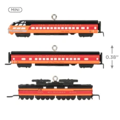 Hallmark Mini Lionel® Milwaukee Road EP-2 Passenger Ornaments, Set Of 3 -Outlet Gift Echoes Store Lionel Trains Milwaukee Road Cars Keepsake Ornaments 2299QXM9287 03