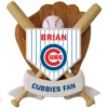 MLB Baseball Personalized Ornament, Cubs™ -Outlet Gift Echoes Store MLB Baseball Personalized Ornament Cubs 2499QHE1913B102 01