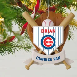 MLB Baseball Personalized Ornament, Cubs™ -Outlet Gift Echoes Store MLB Baseball Personalized Ornament Cubs 2499QHE1913B102 02