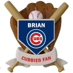 MLB Baseball Personalized Ornament, Cubs™ -Outlet Gift Echoes Store MLB Baseball Personalized Ornament Cubs 2499QHE1913B102 03