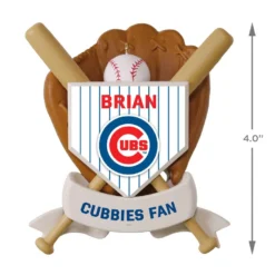 MLB Baseball Personalized Ornament, Cubs™ -Outlet Gift Echoes Store MLB Baseball Personalized Ornament Cubs 2499QHE1913B102 04